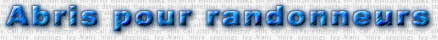 Abris pour randonneurs